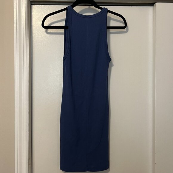 Old Navy Fitted Sleeveless Rib-Knit Mini Dress - Seaborn Blue / Size M Petite - Picture 6 of 6
